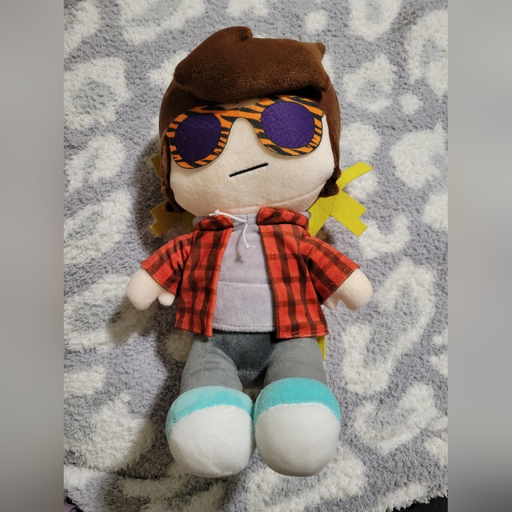 Kreekcraft plush Pillow Character anime with swords VGC RARE 12"